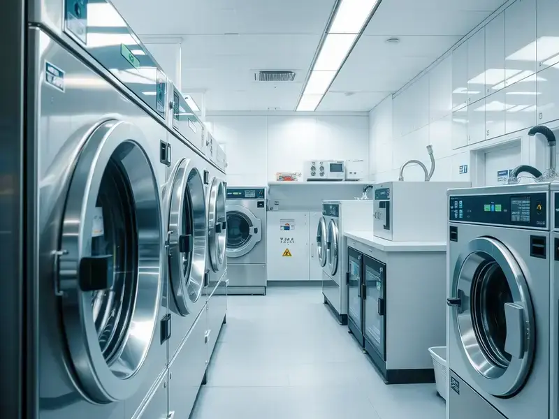 白鷺クリーニングサービスの衣類加工工場